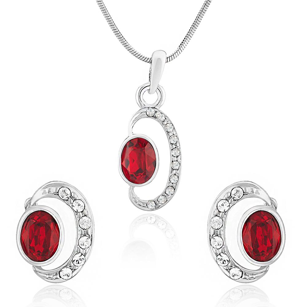 Aura Swarovski Crystal 18KT Yellow GP Necklace & Earring Set 3 colors, NIB  | eBay